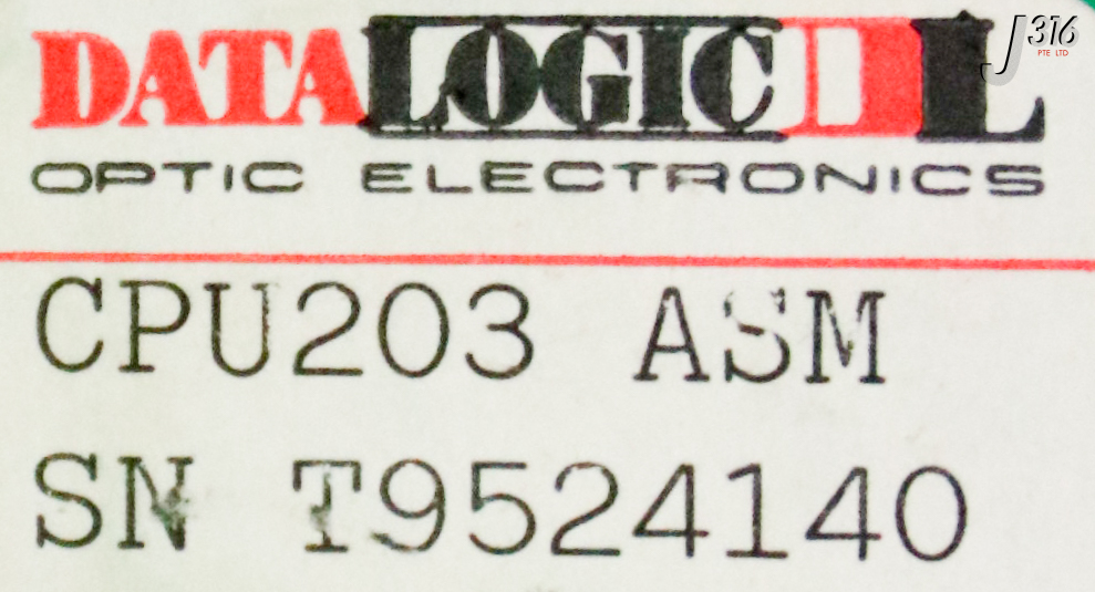 36786 DATALOGIC PCB ASSY, CPU203 ASM, ASML 4022.428.14463 FE 0258